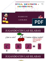 Jugar con silabas prekínder