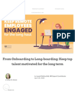 From Onboarding To Long-Boarding - Keep Top Talent Motivated For The Long Term - HR Morning