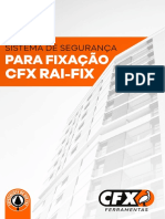 Sistema de segurança para fixação de placas cerâmicas