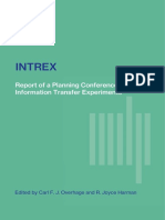 INTREX - Report of A Planning Conference On Information Transfer Experiments