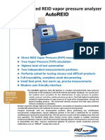 Automated Reid Vapor Pressure Analyzer Autoreid: Standards Astm D323 Astm D4953 Iso 3007 Ip 69
