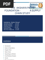 The Akshaya Patra Foundation - A Supply Chain Study