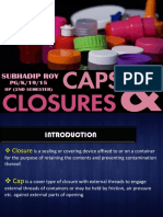 Caps and Closures