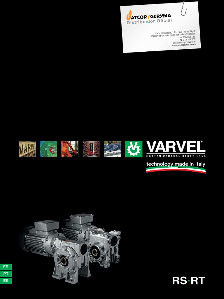 Catalogo Reductores - Varvel | PDF | Química | Materiales