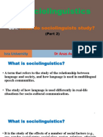 Ch1-What Do Socioliguists Study-P2
