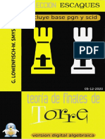 Teoría de Finales de Torre - G. Löwenfisch y V. Smyslov - Algebraico - A4 - Libro Completo 25 - 05 - 12 - 2020 PDF