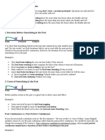 Past Perfect Continuous Forms Guide