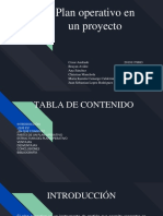 Plan Operativo en Un Proyecto