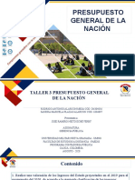 Taller 3 Presupuesto General de La Nación