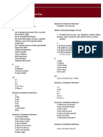 OUTCOMES Beginner Student's Book Answer Key