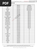 Electrical Part List PDF