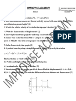 Class 11 Physics Question