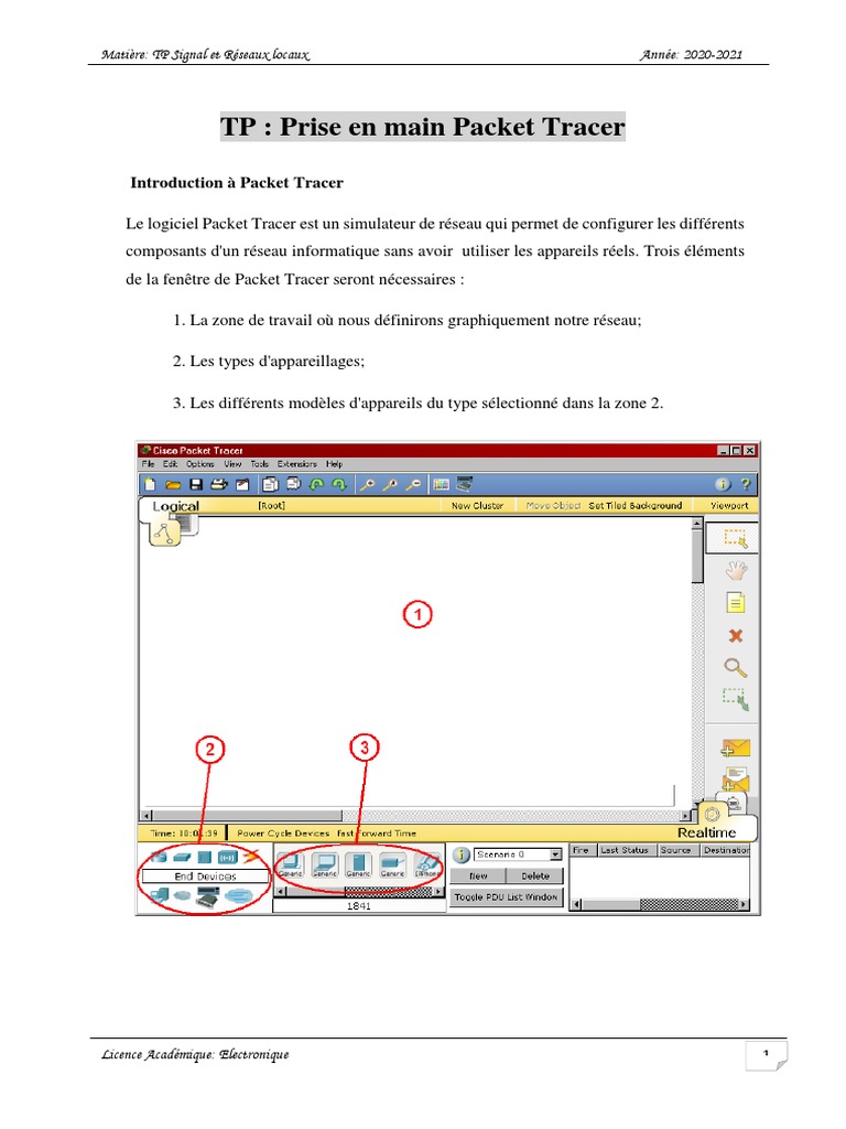 TP Packet Tracer : Réseaux Locaux 2021 | PDF