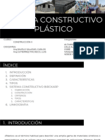 Sistema constructivo plástico