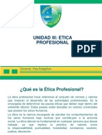 UNIDAD III - Etica Profesional