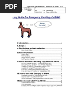 Lazy Guide For Emergency Handling of APG40: Ericsson