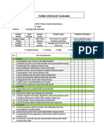 Form Checklist Gudang Audit