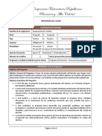 1 Contenido Programático de Argumentación Jurídica