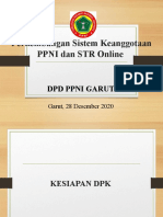 Progres Sistem Keanggotaan PPNI dan STR Online