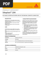 Sikament - R4PN: Very High Range Water-Reducing and Slump Retaining ...