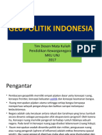 11 Geopolitik Indonesia 10112017
