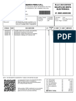 4 Life Research Peru S.R.L. Boleta de Venta Electrónica R.U.C 20513397039