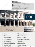 Ancient Italy Report