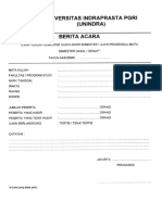 Berita Acara Ujian PDF