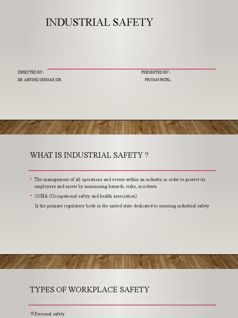 Industrial Safety PDF