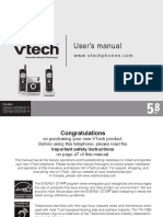 Vtech CS5121 Series Cordless Phone-Manual PDF