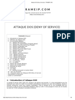Attaque DOS (Deny of service) - FRAMEIP.COM