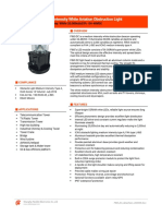 F865 - DC LED White Medium Intensity Beacon - Datasheet - V202008current