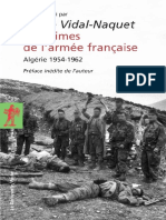 Les crimes de l'armee francaise - Vidal-Naquet,Pierre