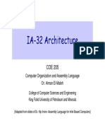 IA-32 Architecture: Computer Organization and Assembly Language Dr. Aiman El-Maleh