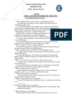 Wave Shaping and Multivibrator Circuits: Unit-Iv