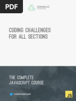 Coding Challenges For All Sections: The Complete Javascript Course