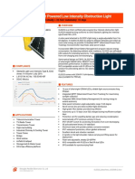 OLS32S Solar Powered Low Intensity Obstruction Light - Datasheet - v202008v2