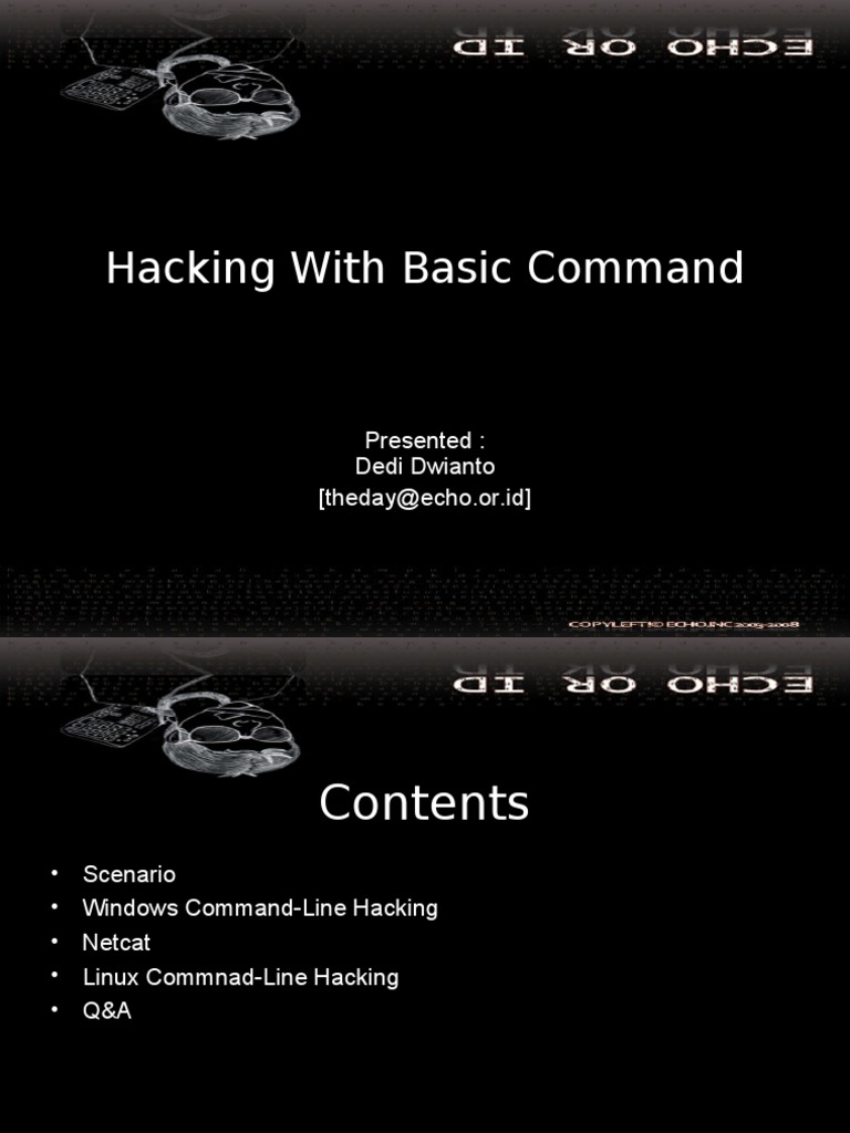 Commandline Hacking | PDF | Technology & Engineering