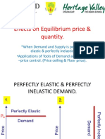 Effects On Equilibrium Price & Quantity