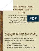 Capital Structure: Theory and Practical Decision Making