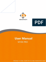 User Manual - M10K PRO-06-09 PDF