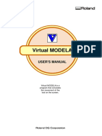 Virtual MODELA: User'S Manual