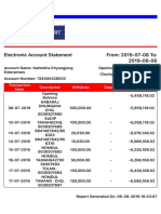 Electronic Account Statement From: 2019-07-08 To: 2019-08-06