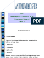 Oleh: Drs Mangapul P.Tambunan, M.SC Departemen Geografi Fmipa Ui