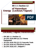 Controll of Hazardous Energy-12