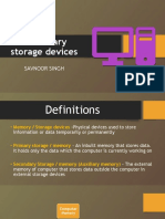 Secondary Storage Devices