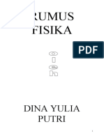 Kumpulan Rumus Fisika SMP