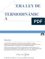 4.1 Termodinámica - 3era Ley