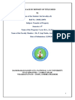 2018LLB076 - Transfer of Property - 4th Semester - Research Paper PDF