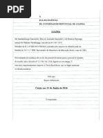 Requerimento Na Folha de 25 Linhas - Example | PDF